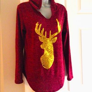 FREE KISSES Hooded Sweater ~ Large